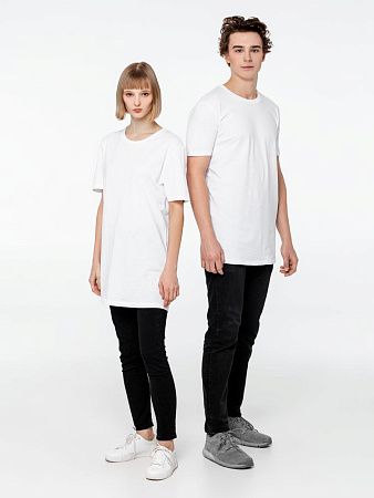 Футболка удлиненная Magnum, белая, размер XS