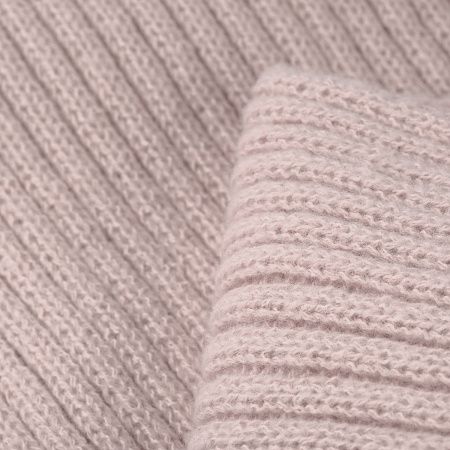 Шарф Forges вязаный, дымчато-розовый