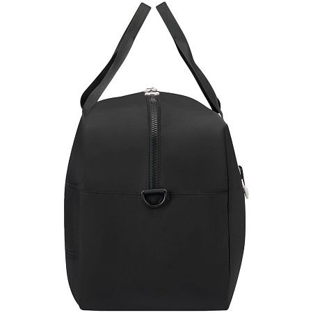 Сумка дорожная Compact Neon, черная с белым