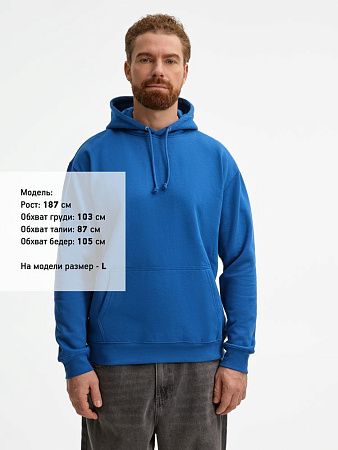 Худи унисекс Condor, ярко-синее, размер S