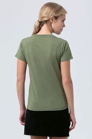 Футболка женская Regent Fit Women, меланж хаки, размер XL