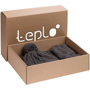 Набор Heat Trick, темно-серый меланж, размер M