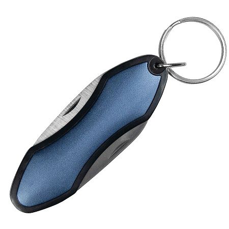 Брелок-/мультитул Tools Coin, мультифункциональный, 6 в 1, синий