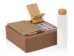 Набор «Wooden» с бутылкой, блокнотом, ручкой и подставкой для телефона 