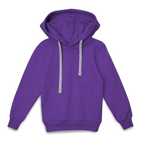 Толстовка с капюшоном детская Kirenga Kids, фиолетовая, размер 14 лет (154-164 см)