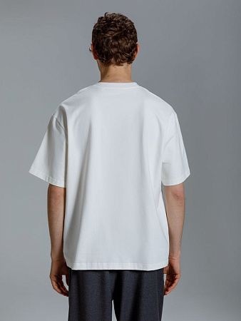 Футболка оверсайз Kangas, белая, размер XL/2XL