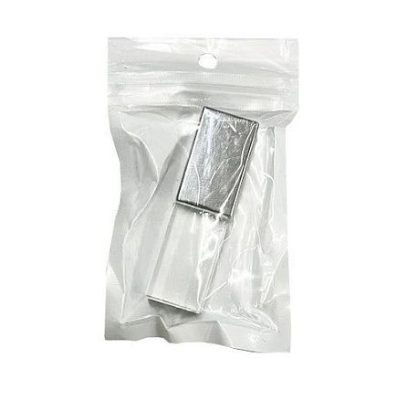 Флеш накопитель USB 2.0 Кристалл, металл/стекло, прозрачный/серебристый, подсветка красным, 16 GB