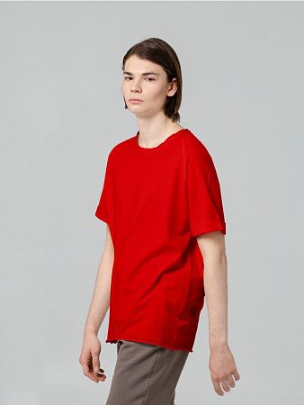 Футболка унисекс Vozduh 1.0, красная, размер S