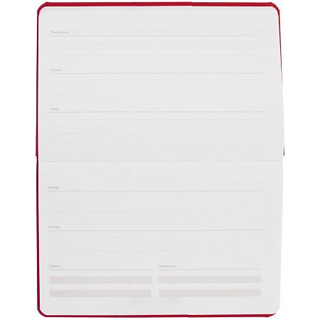 Еженедельник Urban, недатированный, красный