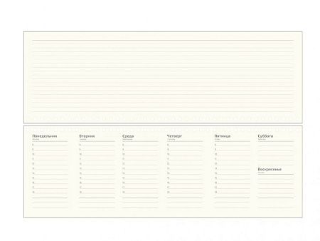 Планинг сборный Alfa Buffalo 325*130 мм, серый, недатированный, в твердой обложке