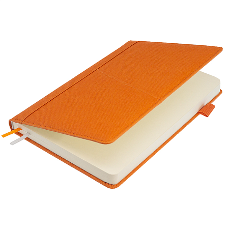 Ежедневник Smart Geneva Ostende А5, оранжевый, недатированный, в твердой обложке с поролоном