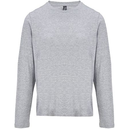 Футболка с длинным рукавом женская Monarch Women, серый меланж, размер XXL