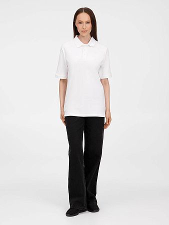 Рубашка поло унисекс Upswing, белая, размер 3XL