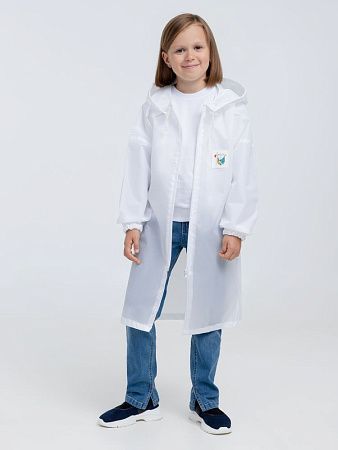 Дождевик детский Rainman Kids, белый, размер 7–9 лет (122-134 см)