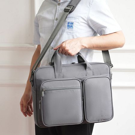 Сумка для ноутбука L266, темно-серая