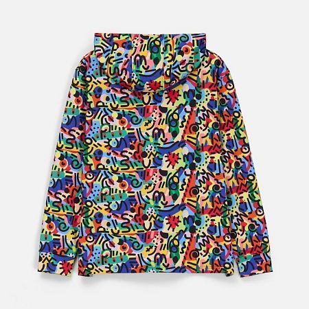 Худи унисекс Morfiss с полной запечаткой на заказ, размер XS/S