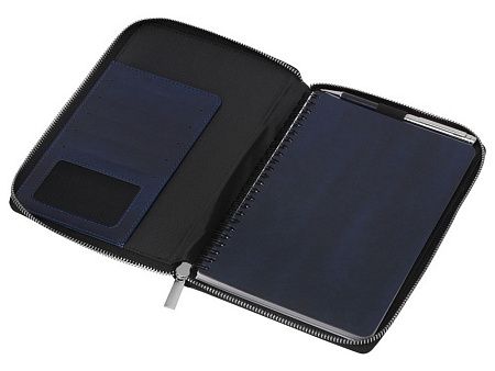 Бизнес-блокнот на молнии А5 «Fabrizio» с RFID защитой