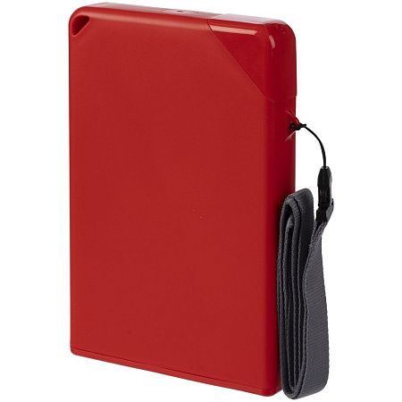 Плоская бутылка для воды Flacon, красная