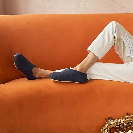 Домашние валенки Cant, темно-синие (клякса), размер 38