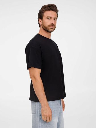 Футболка оверсайз унисекс Legacy, черная, размер XS