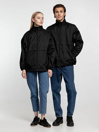 Ветровка из нейлона Surf 210, черная, размер L