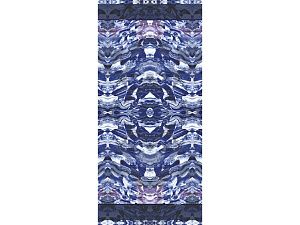 Шарф- палантин «Уральский хребет», цвет: синий