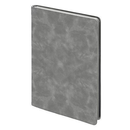 Ежедневник Flexy Luba А5, серый, недатированный, в гибкой обложке