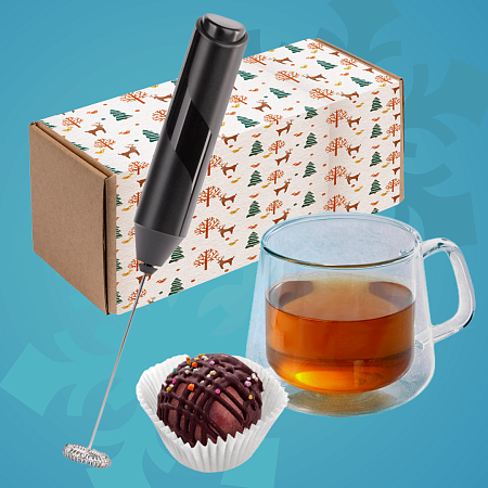 Набор «Долина капучино»: капучинатор, кружка, шоколадная бомба