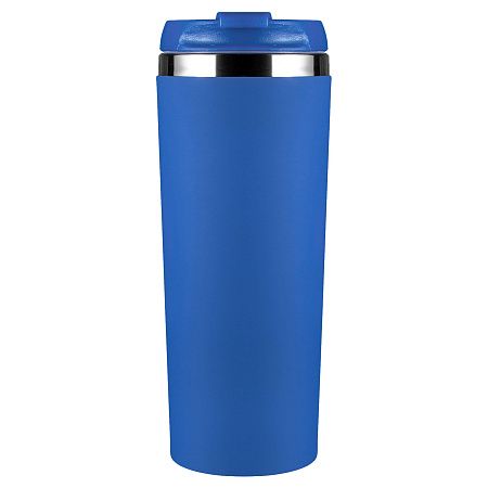 Термокружка KOMO SOFT COLOR 420мл. Синяя с синей крышкой 6060.01