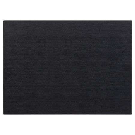 Подарочная коробка, размер 29,5x40,5x8 см, Solution Prestige Linen с магнитным клапаном, черная,  с черным ложементом под вырубку