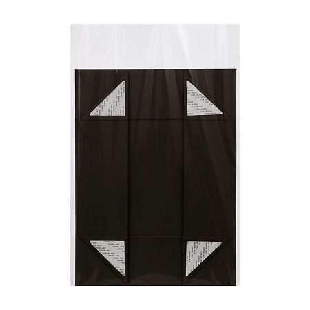 Подарочная коробка-трансформер средняя, черная