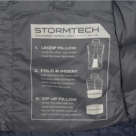 Жилет компактный мужской Stavanger, черный, размер S