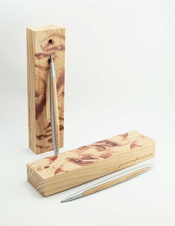 Набор из двух ручек Pininfarina Cambiano BOX CEDARWOOD