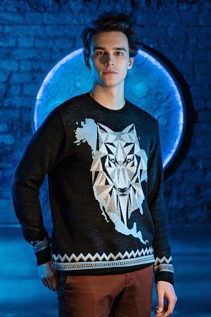 Джемпер Totem Wolf, черный, размер S