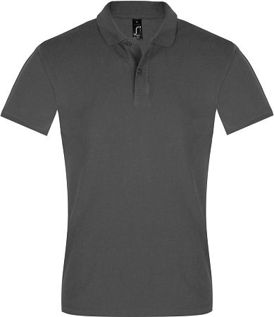 Рубашка поло мужская Perfect Men 180 темно-серая, размер XL