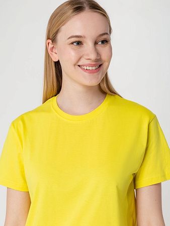 Футболка унисекс T-Bolka 160, желтая, размер S v2