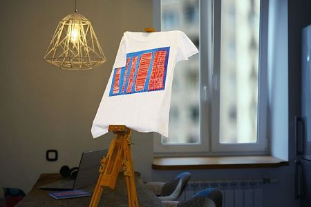 Футболка женская «Небоскребы», белая, размер S