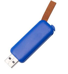 Флеш накопитель Pony, USB 2.0 16GB, пластик, белый