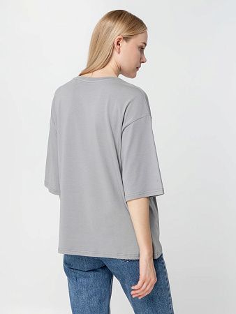 Футболка унисекс оверсайз Street Vibes, серая, размер XS/S