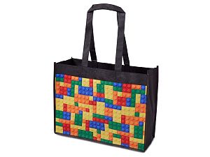 Сумка для шопинга с возможностью полноцветной печати, цвет: многоцветный
