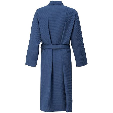 Халат вафельный Kimono, темно-синий, размер XL/2XL