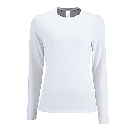 Футболка с длинным рукавом Imperial LSL Women, белая, размер S