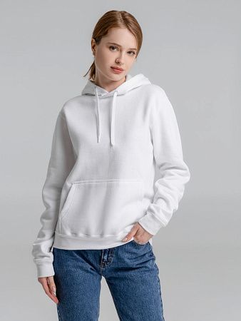 Толстовка с капюшоном Slam 320, белая, размер XL