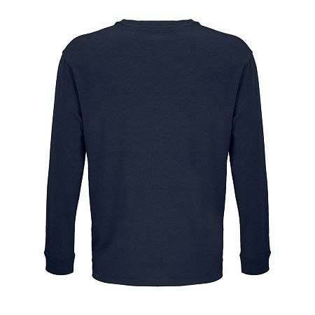 Футболка унисекс с длинным рукавом Pioneer LSL, темно-синяя, размер M