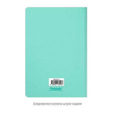 Ежедневник Spark недатированный, мятный (без упаковки, без стикера, с серой подложкой)