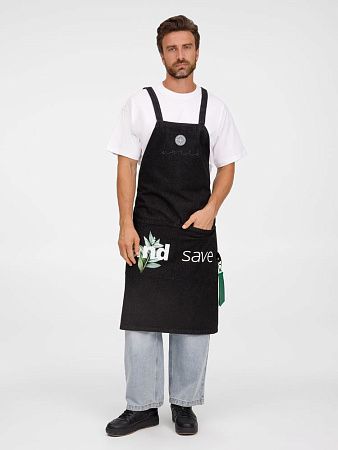 Фартук джинсовый E2, черный