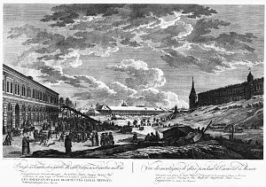 Гравюра "Ледяные горы 1"