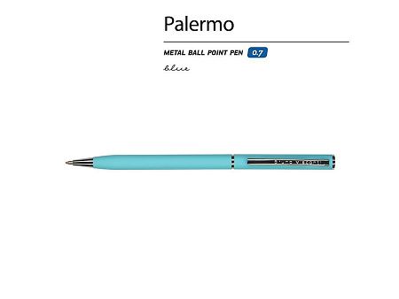 Ручка металлическая шариковая «Palermo», софт-тач