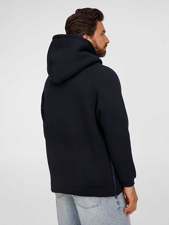 Худи унисекс оверсайз Easy Street, темно-синее, размер XS/S