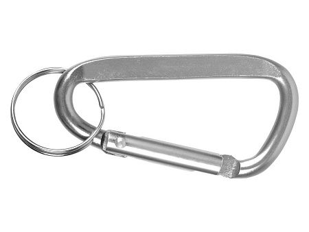 Брелок-карабин из переработанного алюминия «Alumina»